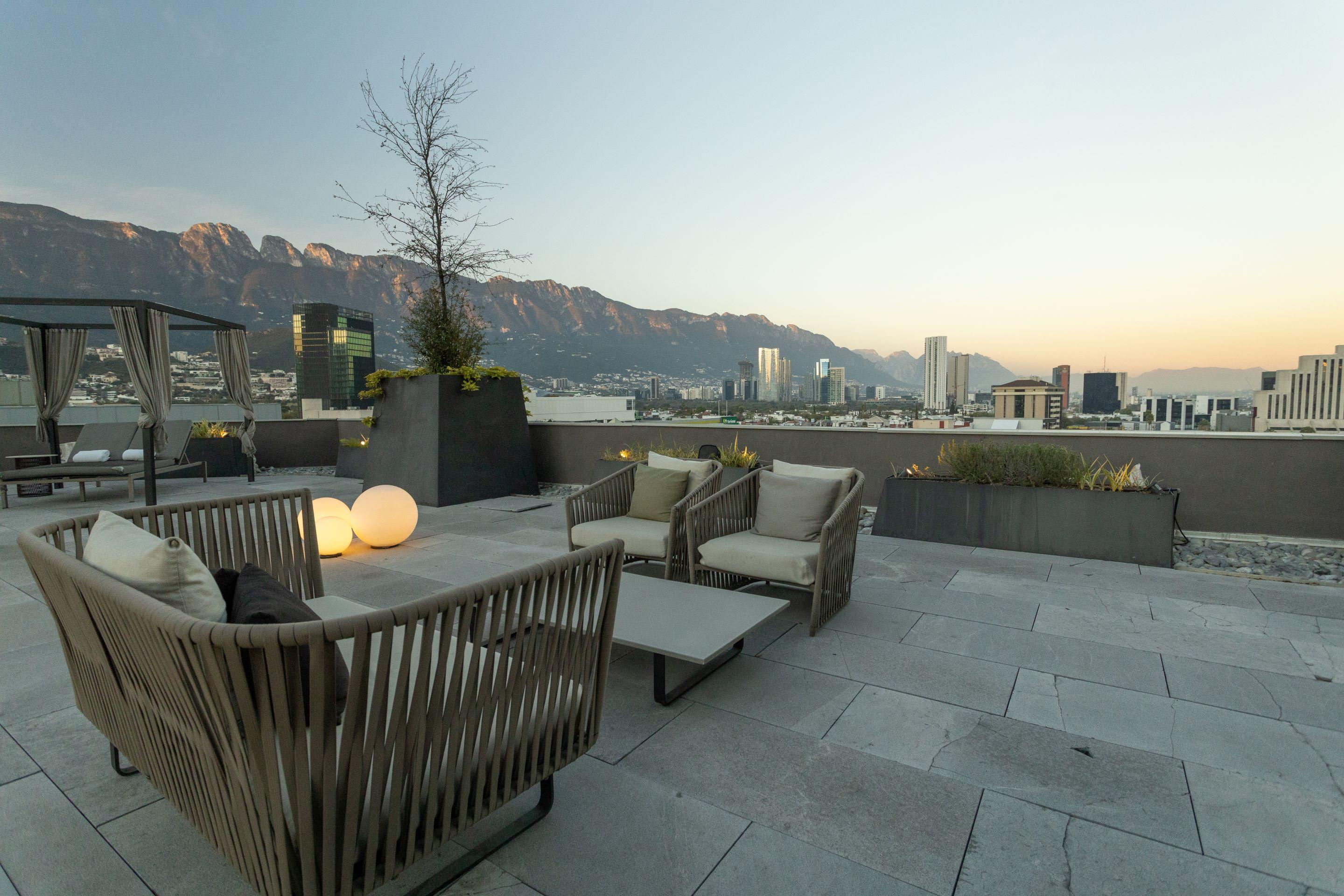 Camino Real Fashion Drive Monterrey San Pedro Garza Garcia Exterior foto Rooftop terrace
